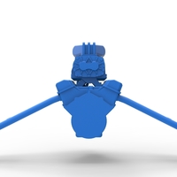 Engine of Vintage Funny Car Scale 1:25 - Thumbnail 12