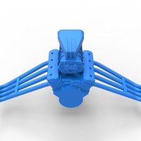 Engine of Vintage Funny Car Scale 1:25 - Thumbnail 13