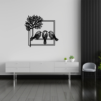 Birds on a Tree Branch Wall Decor - Thumbnail 3