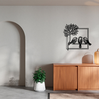 Birds on a Tree Branch Wall Decor - Thumbnail 6