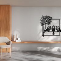 Birds on a Tree Branch Wall Decor - Thumbnail 7