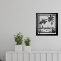 Tropical Beach Wall Decor - Thumbnail 1