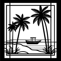 Tropical Beach Wall Decor - Thumbnail 2