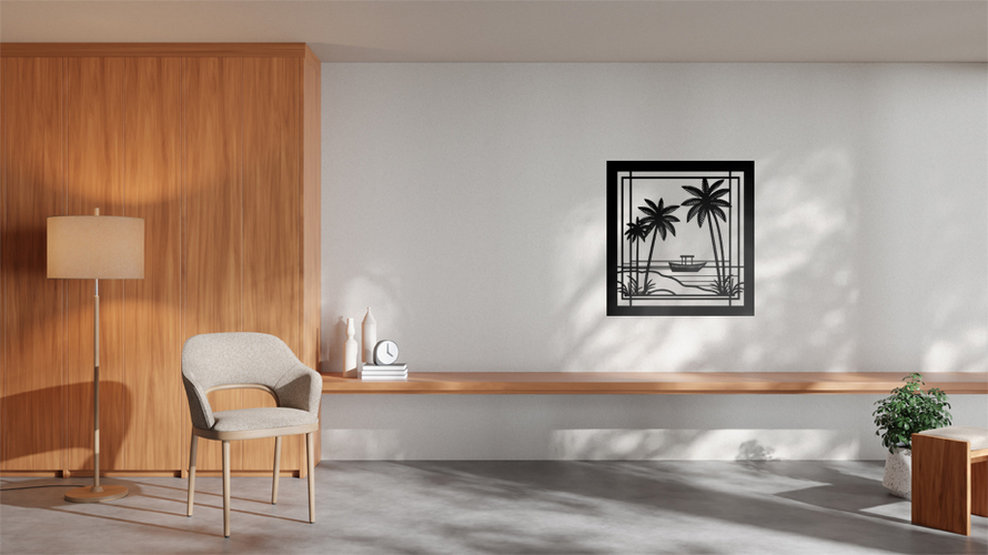 Tropical Beach Wall Decor