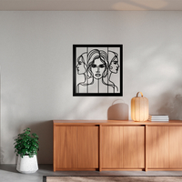 Three Faces Wall Art - Thumbnail 6