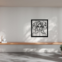 Three Faces Wall Art - Thumbnail 7