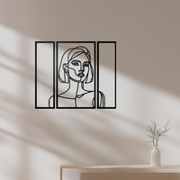 Minimalist Woman Line Art Wall Decor - Thumbnail 5