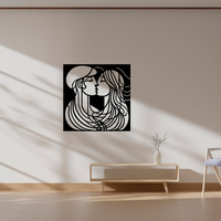 Kissing Couple Wall Decor - Thumbnail 4