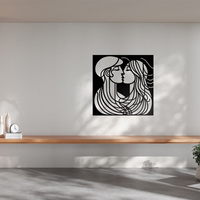 Kissing Couple Wall Decor - Thumbnail 7