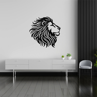 Lion Head Wall Decor - Thumbnail 1