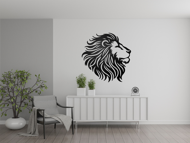 Lion Head Wall Decor