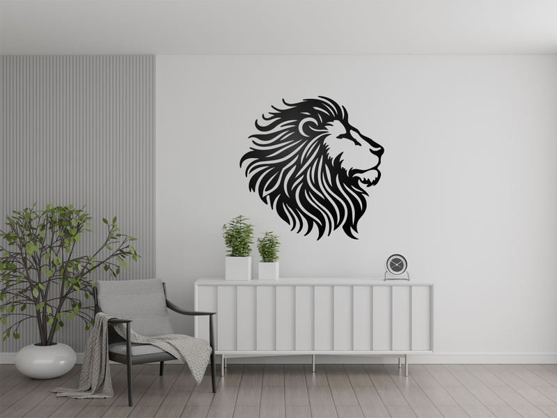 Lion Head Wall Decor