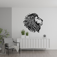 Lion Head Wall Decor - Thumbnail 3
