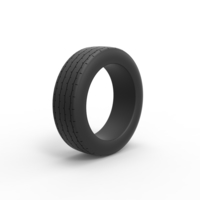 Front tire of Vintage Funny Car Scale 1:25 - Thumbnail 2