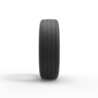 Front tire of Vintage Funny Car Scale 1:25 - Thumbnail 4