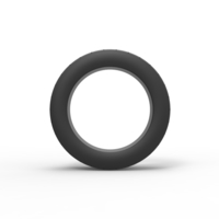 Front tire of Vintage Funny Car Scale 1:25 - Thumbnail 5