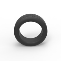 Front tire of Vintage Funny Car Scale 1:25 - Thumbnail 6