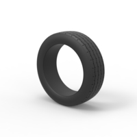 Front tire of Vintage Funny Car Scale 1:25 - Thumbnail 7