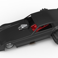 Vintage Funny Car for Sand drag racing Scale 1:25 - Thumbnail 4