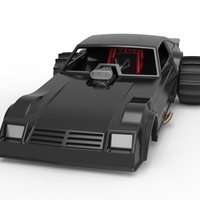 Vintage Funny Car for Sand drag racing Scale 1:25 - Thumbnail 5