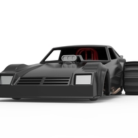 Vintage Funny Car for Sand drag racing Scale 1:25 - Thumbnail 6