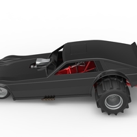 Vintage Funny Car for Sand drag racing Scale 1:25 - Thumbnail 10