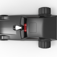 Vintage Funny Car for Sand drag racing Scale 1:25 - Thumbnail 11