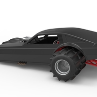 Vintage Funny Car for Sand drag racing Scale 1:25 - Thumbnail 12