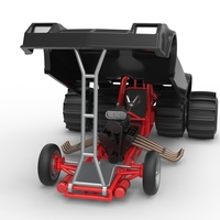 Vintage Funny Car for Sand drag racing Scale 1:25 - Thumbnail 20