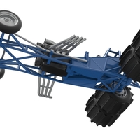 Vintage Funny Car Base for Sand drag racing Scale 1:25 - Thumbnail 3