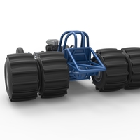 Vintage Funny Car Base for Sand drag racing Scale 1:25 - Thumbnail 14