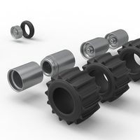 Wheel Set of Vintage Funny Car for Sand drag racing Scale 1:25 - Thumbnail 11