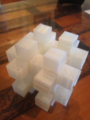 Ball in a Cage Puzzle 3D Print 58259