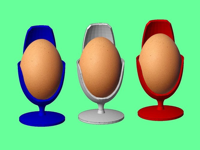 Eggs chair 3D Print 58265