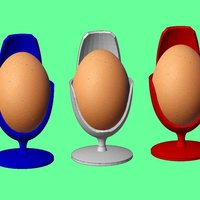 Small Eggs chair 3D Printing 58265