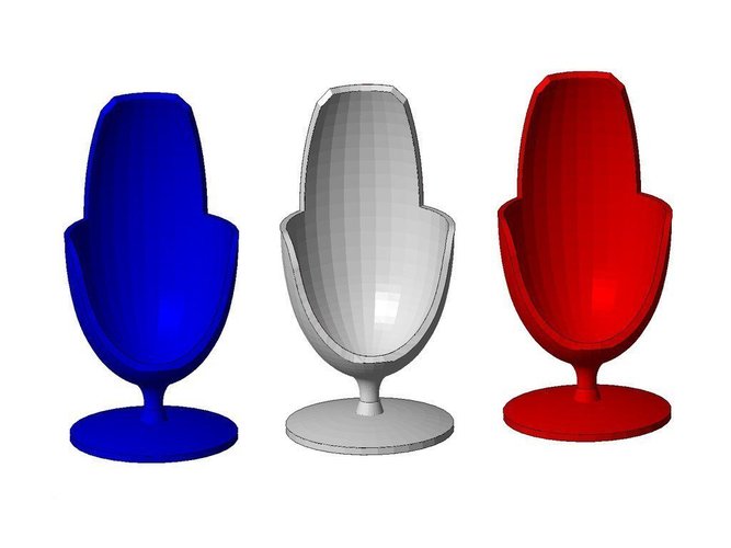 Eggs chair 3D Print 58266