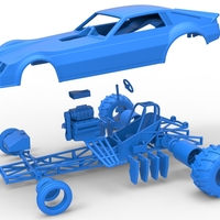 Vintage Pulling Funny car Scale 1:25 - Thumbnail 24