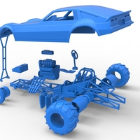 Vintage Pulling Funny car Scale 1:25 - Thumbnail 25