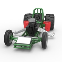 Vintage Pulling Funny car Base Scale 1:25 - Thumbnail 5