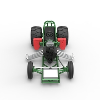 Vintage Pulling Funny car Base Scale 1:25 - Thumbnail 8