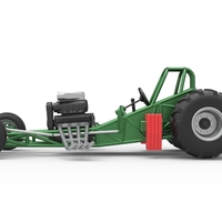 Vintage Pulling Funny car Base Scale 1:25 - Thumbnail 9