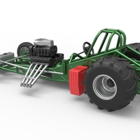 Vintage Pulling Funny car Base Scale 1:25 - Thumbnail 12