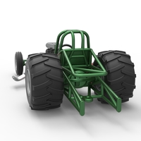 Vintage Pulling Funny car Base Scale 1:25 - Thumbnail 13