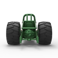 Vintage Pulling Funny car Base Scale 1:25 - Thumbnail 14