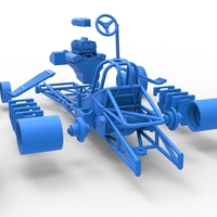 Vintage Pulling Funny car Base Scale 1:25 - Thumbnail 23