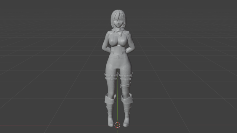 Mikasa Ackerman 3D model