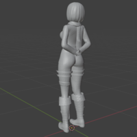 Mikasa Ackerman 3D model - Thumbnail 2
