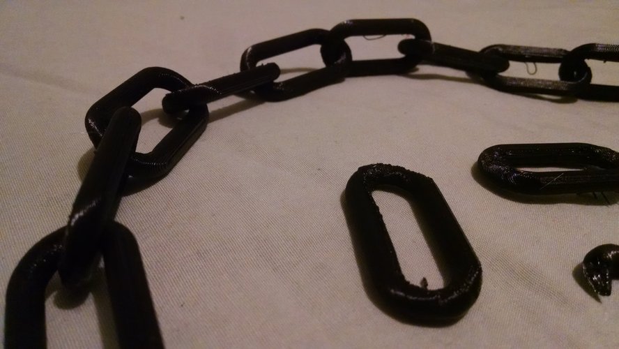Chain v1 (looped and open versions) 3D Print 58334
