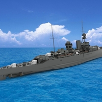 HMS Hawkins heavy cruiser - Thumbnail 2