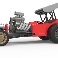 Vintage Winged Front engine dragster Scale 1:25 - Thumbnail 2